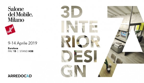 Salone del Mobile Milan – Euroluce 2019. Visit us and find out the new rendering engine of ArredoCAD!