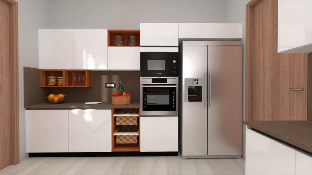 Render ArredoCAD cucina con doppio forno