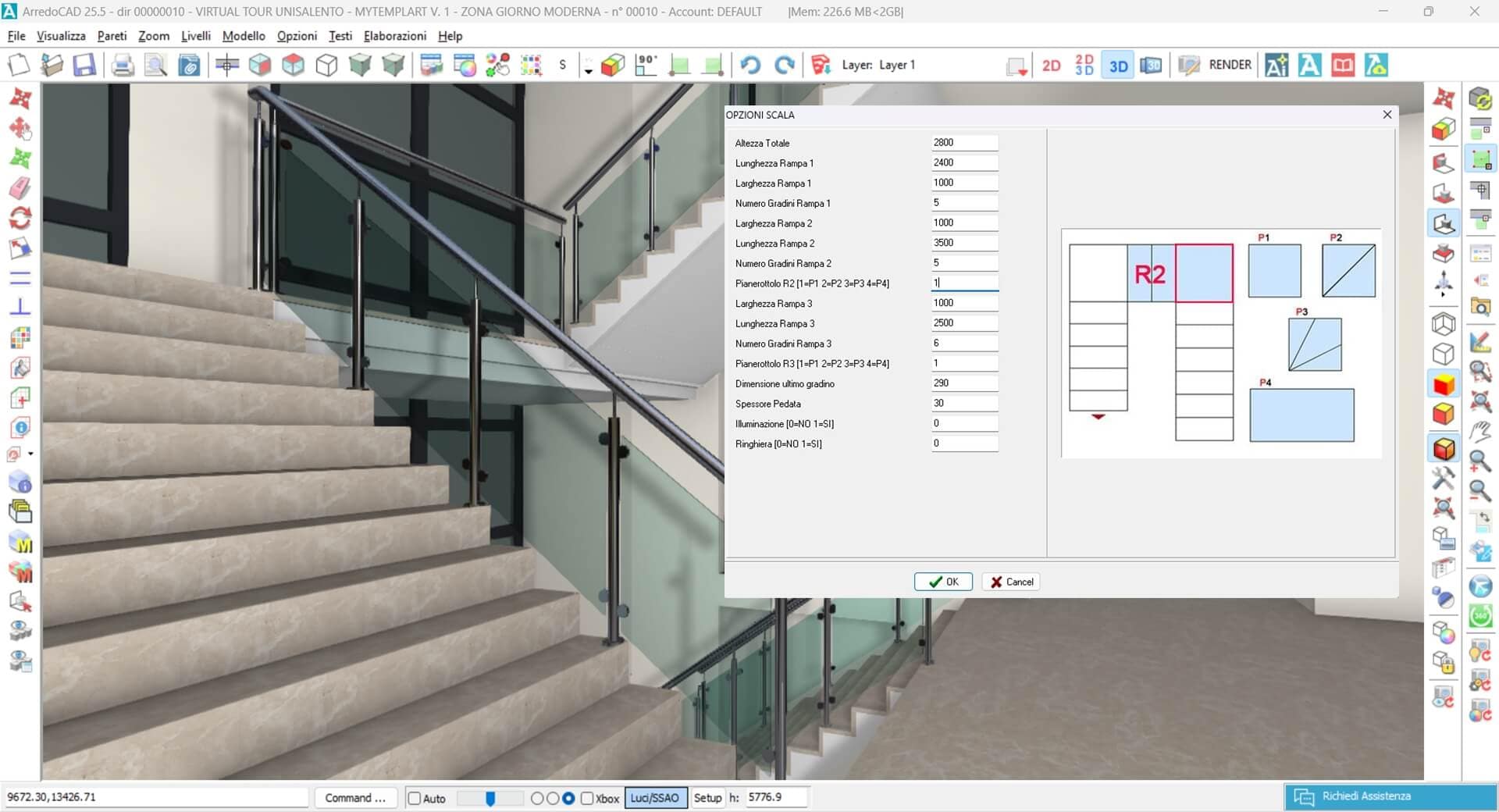 ArredoCAD software configuratore automatico scale