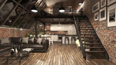ArredoCAD loft urbano notturno