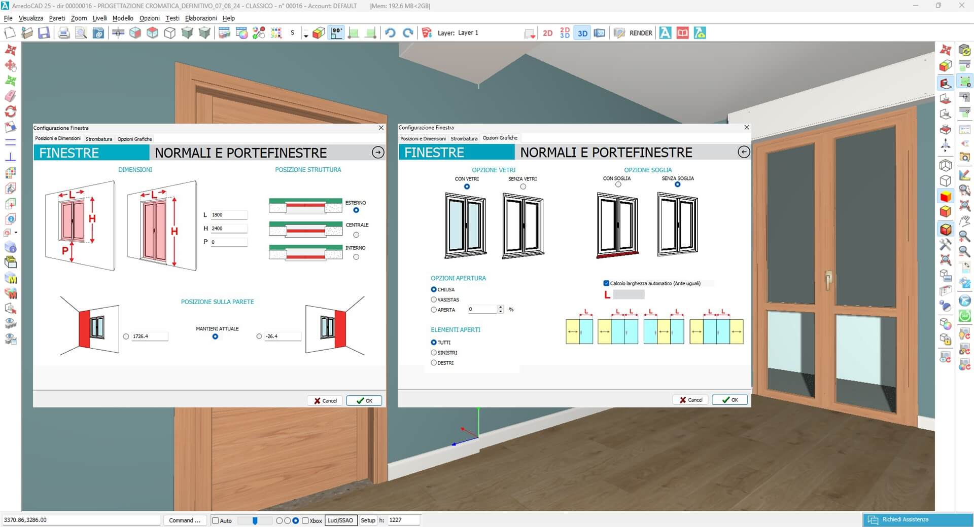 ArredoCAD software configuratore automatico fineste