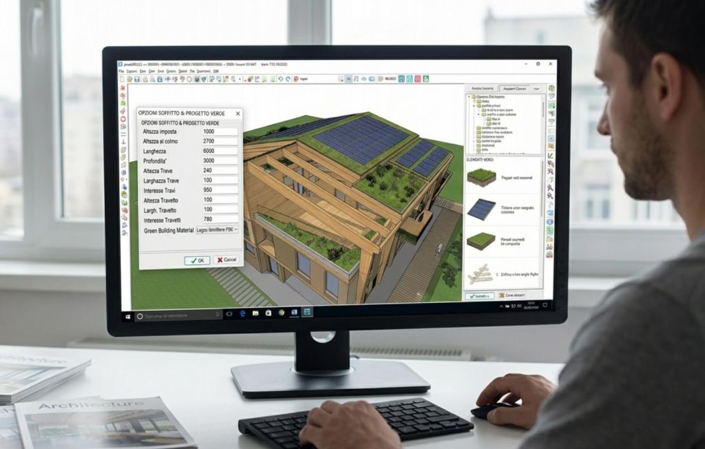Design of a space from a bioclimatic architecture perspective using 3D software